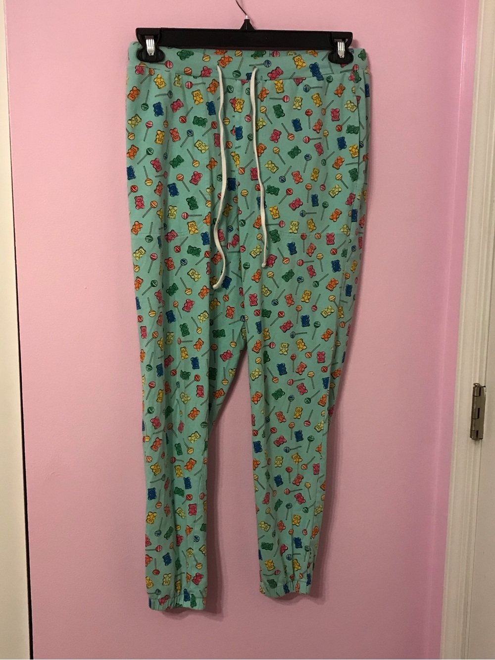 TomboyX Beary Sweet‎ Signature Soft Cotton-Blend Jersey Jogger Pants size small